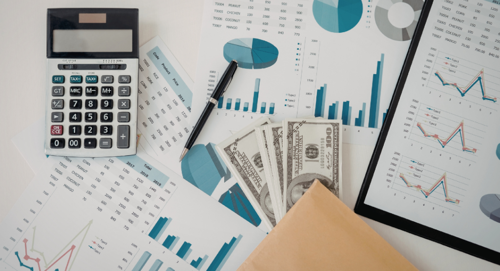 Ferramentas de análise e gráficos representando a metodologia Pull Planning na gestão de projetos e planejamento financeiro.